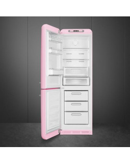Külmik smeg, 50-ndate stiil, nofrost, 196 cm, 234/97 l, 35 db, elektrooniline juhtimine, pastellroosa-foto7