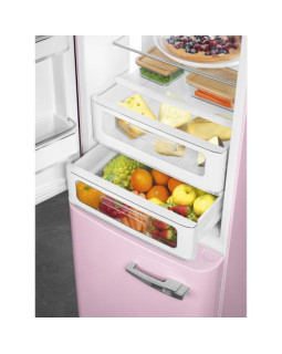 Külmik smeg, 50-ndate stiil, nofrost, 196 cm, 234/97 l, 35 db, elektrooniline juhtimine, pastellroosa-foto5