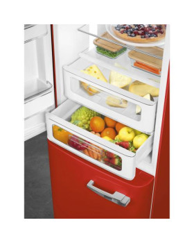 Külmik smeg, 50-ndate stiil, nofrost, 196 cm, 234/97 l, 35 db, elektrooniline juhtimine, punane-foto5