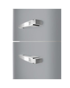 Külmik smeg, 50-ndate stiil, nofrost, 196 cm, 234/97 l, 35 db, elektrooniline juhtimine, hõbedane-foto8