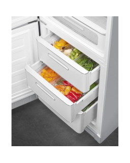 Külmik smeg, 50-ndate stiil, nofrost, 196 cm, 234/97 l, 35 db, elektrooniline juhtimine, hõbedane-foto3