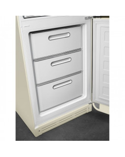 Külmik smeg, 50-ndate stiil, nofrost, 196 cm, 234/97 l, 37 db, elektrooniline juhtimine, kreem-foto7