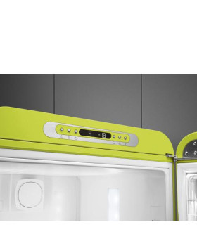 Külmik smeg, 50-ndate stiil, 196 cm, 234/97 l, 35 db, elektrooniline juhtimine, laimiroheline, nofrost-foto7