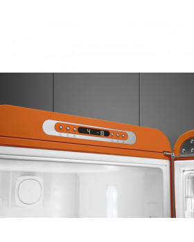 Külmik smeg, 50-ndate stiil, nofrost, 196 cm, 234/97 l, 37 db, elektrooniline juhtimine, oranž-foto6