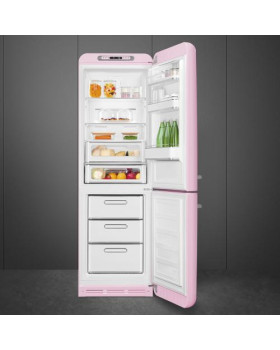 Külmik smeg, 50-ndate stiil, 196 cm, 234/97 l, 35 db, elektrooniline juhtimine, nofrost, pastellroosa-foto6