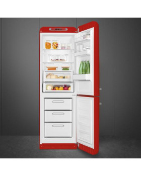 Külmik smeg, 50-ndate stiil, 196 cm, 234/97 l, 35 db, elektrooniline juhtimine, nofrost, punane-foto6