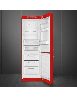 Külmik smeg, 50-ndate stiil, 196 cm, 234/97 l, 35 db, elektrooniline juhtimine, nofrost, punane-foto3