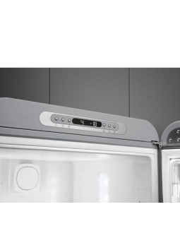 Külmik smeg, 50-ndate stiil, 196 cm, 234/97 l, 35 db, elektrooniline juhtimine, nofrost, hõbedane-foto7