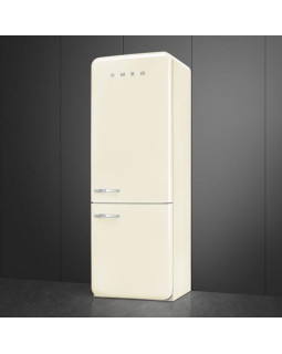 Külmik smeg, 50-ndate stiil, 205 cm, 344/137 l, 37 db, puutetundlik juhtimine, nofrost, kreem-foto9