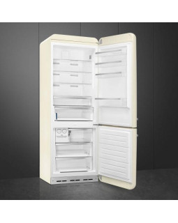 Külmik smeg, 50-ndate stiil, 205 cm, 344/137 l, 37 db, puutetundlik juhtimine, nofrost, kreem-foto8