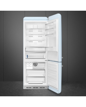 Külmik smeg, 50-ndate stiil, 205 cm, 333/128 l, 42 db, puutetundlik juhtimine, nofrost, pastellsinine, parem-foto2