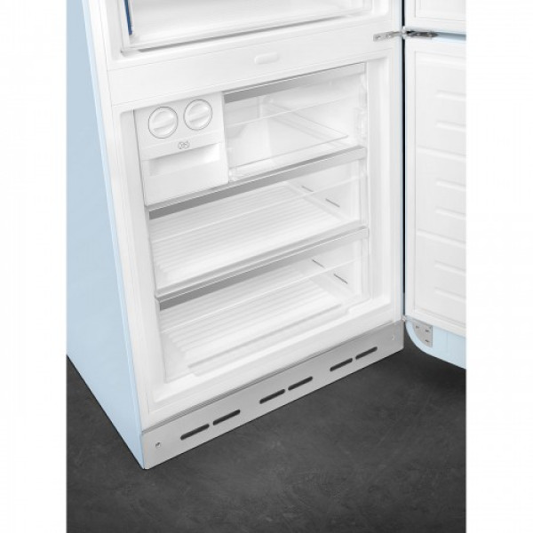 Külmik smeg, 50-ndate stiil, 205 cm, 333/128 l, 42 db, puutetundlik juhtimine, nofrost, pastellsinine, parem Kodumasinad