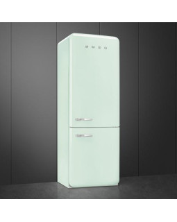 Külmik smeg, 50-ndate stiil, 205 cm, 344/137 l, 37 db, elektrooniline juhtimine, nofrost, pastellroheline-foto3
