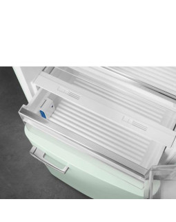 Külmik smeg, 50-ndate stiil, 205 cm, 344/137 l, 37 db, elektrooniline juhtimine, nofrost, pastellroheline-foto7