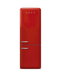 Külmik smeg, 50-ndate stiil, 205 cm, 333/128 l, 37 db, puutetundlik juhtimine, nofrost, punane