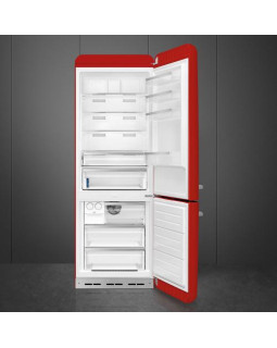 Külmik smeg, 50-ndate stiil, 205 cm, 333/128 l, 37 db, puutetundlik juhtimine, nofrost, punane-foto2