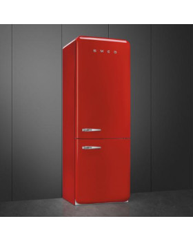 Külmik smeg, 50-ndate stiil, 205 cm, 333/128 l, 37 db, puutetundlik juhtimine, nofrost, punane-foto10