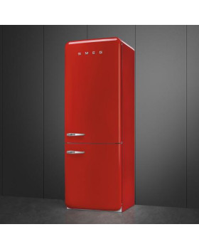 Külmik smeg, 50-ndate stiil, 205 cm, 333/128 l, 37 db, puutetundlik juhtimine, nofrost, punane-foto9