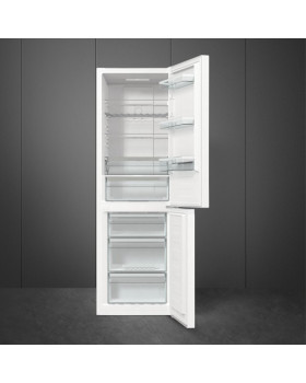 Külmik smeg 185 cm, 204/96 l, 38 db, elektrooniline juhtimine, noforst, valge-foto2