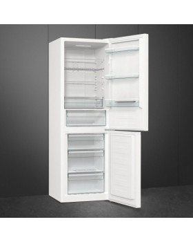 Külmik smeg 185 cm, 204/96 l, 38 db, elektrooniline juhtimine, noforst, valge-foto9