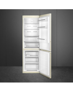 Külmik smeg 201 cm, 266/101 l, 39 db, elektrooniline juhtimine, noforst, marmor-foto3