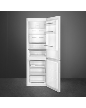 Külmik smeg 201 cm, 266/101 l, 41 db, elektrooniline juhtimine, noforst, valge-foto3