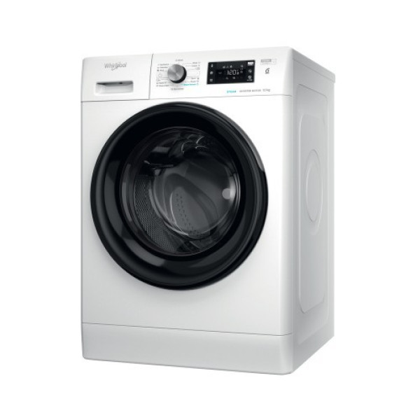 Pesumasin whirlpool, eestlaetav, 10 kg, 1400 p/min, inverter, must luuk Kodumasinad