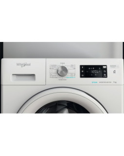 Pesumasin whirlpool, eestlaetav, 7 kg, 1200 p/min, inverter, aurutus, valge luuk-foto3