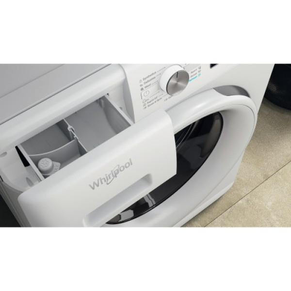 Pesumasin whirlpool, eestlaetav, 7 kg, 1200 p/min, inverter, aurutus, valge luuk Kodumasinad