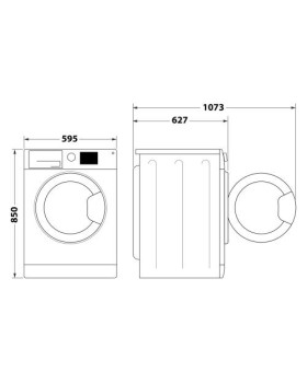 Pesumasin whirlpool, eestlaetav, 9 kg, 1400 p/min, inverter, must luuk-foto5