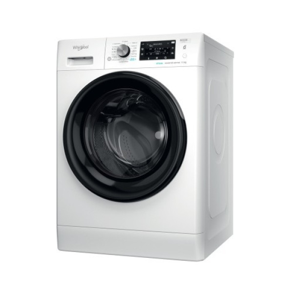 Pesumasin whirlpool, eestlaetav, 11 kg, 1400 p/min, inverter, must luuk Kodumasinad