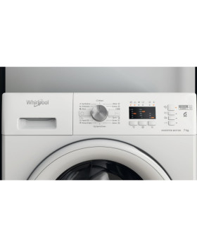 Pesumasin whirlpool, eestlaetav, 7 kg, 1200 p/min, inverter, valge luuk-foto4