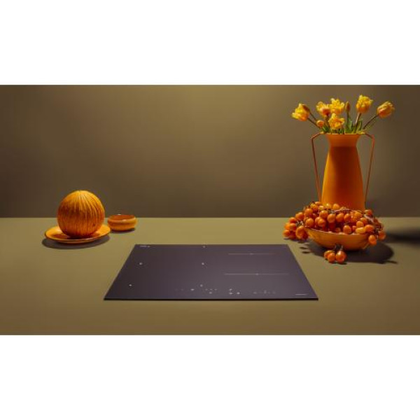 Pliidiplaat falmec 4 x induktsioon, 58 cm, sliderjuhtimine, lõigatud servad, matt must, dialoogsüsteem