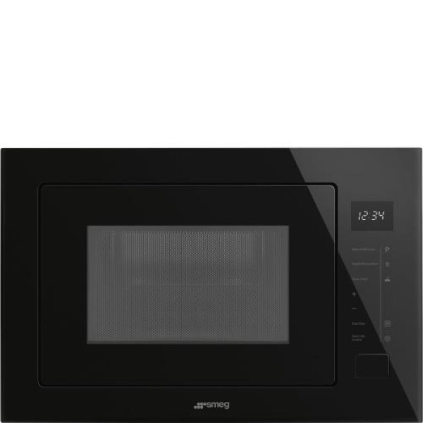 Mikrolaineahi smeg universale, integreeritav, 25 l, 1000/900 w, must