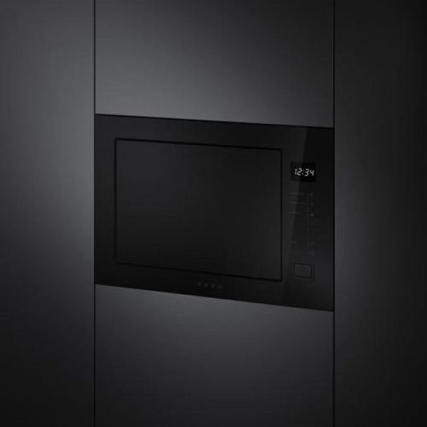 Mikrolaineahi smeg musa, integreeritav, 25 l, 1000/900 w, must
