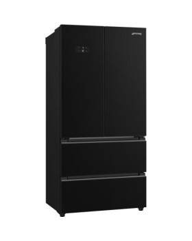 Külmik smeg, 183 cm, 353/157 l, 35 db, elektrooniline juhtimine, must