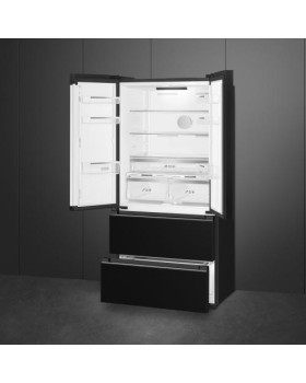 Külmik smeg, 183 cm, 353/157 l, 35 db, elektrooniline juhtimine, must-foto6
