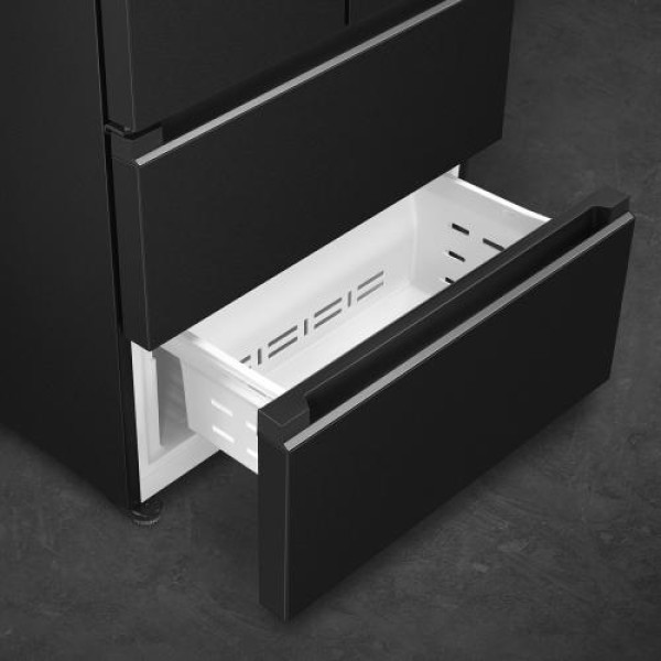 Külmik smeg, 183 cm, 353/157 l, 35 db, elektrooniline juhtimine, must Külmik smeg, 183 cm, 353/157 l, 35 db, elektrooniline juhtimine, must