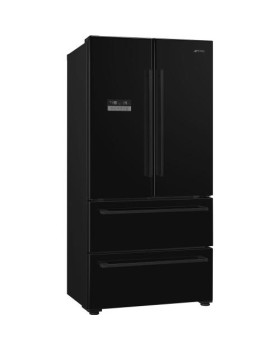 Külmik smeg, 183 cm, 387/152 l, 35 db, elektrooniline juhtimine, must