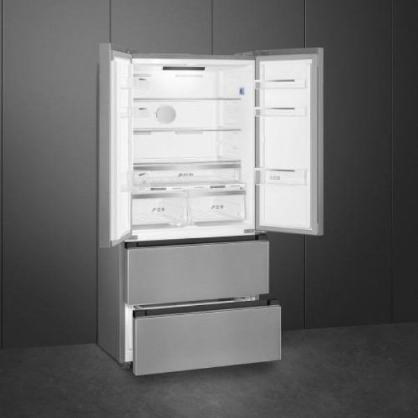 Külmik smeg, 183 cm, 353/157 l, 35 db, elektrooniline juhtimine, rv teras Külmik smeg, 183 cm, 353/157 l, 35 db, elektrooniline juhtimine, rv teras