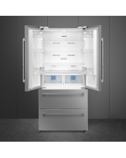 Külmik smeg, 183 cm, 387/152 l, 35 db, elektrooniline juhtimine, rv teras-foto2