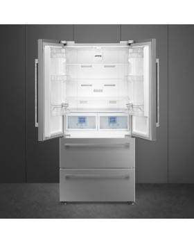 Külmik smeg, 183 cm, 387/152 l, 35 db, elektrooniline juhtimine, rv teras-foto2