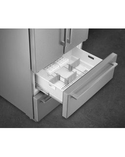Külmik smeg, 183 cm, 387/152 l, 35 db, elektrooniline juhtimine, rv teras-foto4