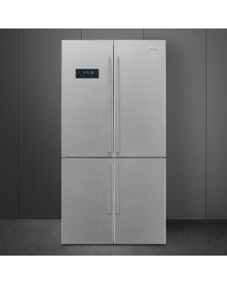 Külmik smeg, 179 cm, 376/196 l, 37 db, puutetundlik, nofrost, rv teras-foto2