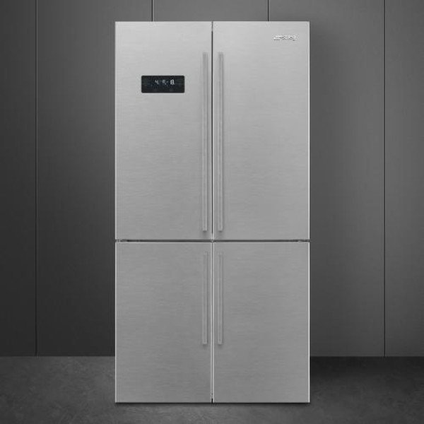 Külmik smeg, 179 cm, 376/196 l, 37 db, puutetundlik, nofrost, rv teras