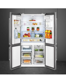 Külmik smeg, 179 cm, 376/196 l, 37 db, puutetundlik, nofrost, rv teras-foto6