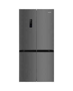 Külmik smeg, 179 cm, 322/166 l, 37 db, puutetundlik, nofrost, tume rv teras