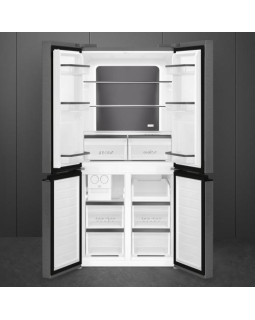 Külmik smeg, 179 cm, 322/166 l, 37 db, puutetundlik, nofrost, tume rv teras-foto2