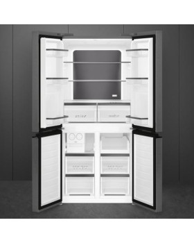 Külmik smeg, 179 cm, 322/166 l, 37 db, puutetundlik, nofrost, tume rv teras-foto2