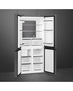 Külmik smeg, 179 cm, 322/166 l, 37 db, puutetundlik, nofrost, tume rv teras-foto3